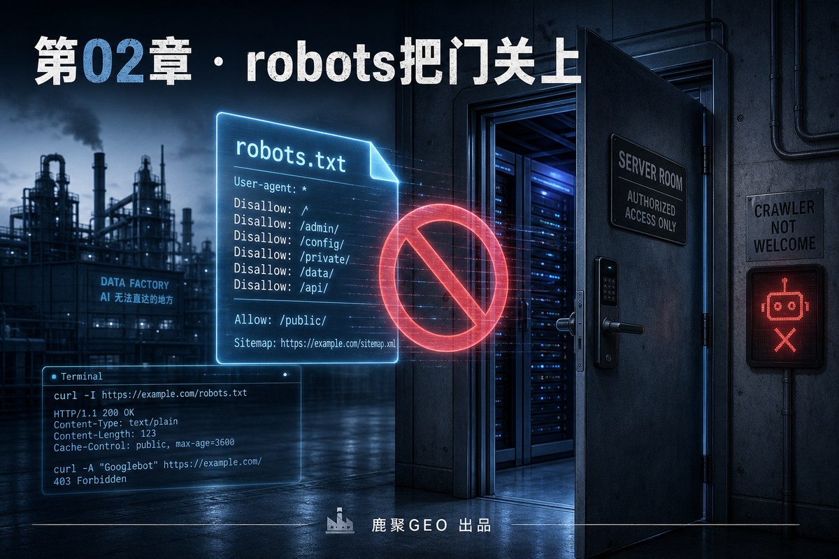 《AI 读不懂的工厂》 第 02 章 · robots 把门关上