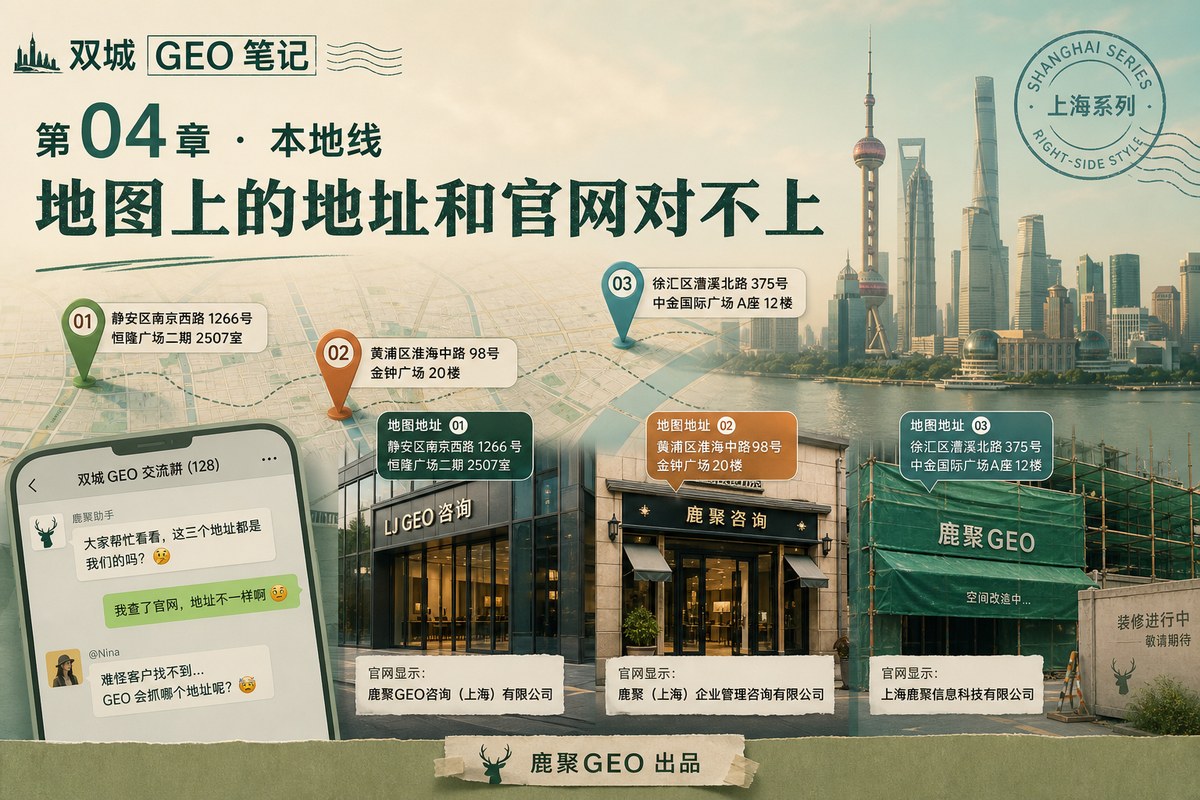 《双城 GEO 笔记》 第 04 章 · 本地线 · 地图上的地址和官网对不上