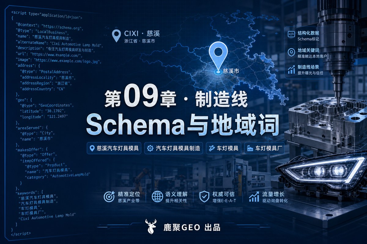 《双城 GEO 笔记》 第 09 章 · 制造线 · Schema 与地域词