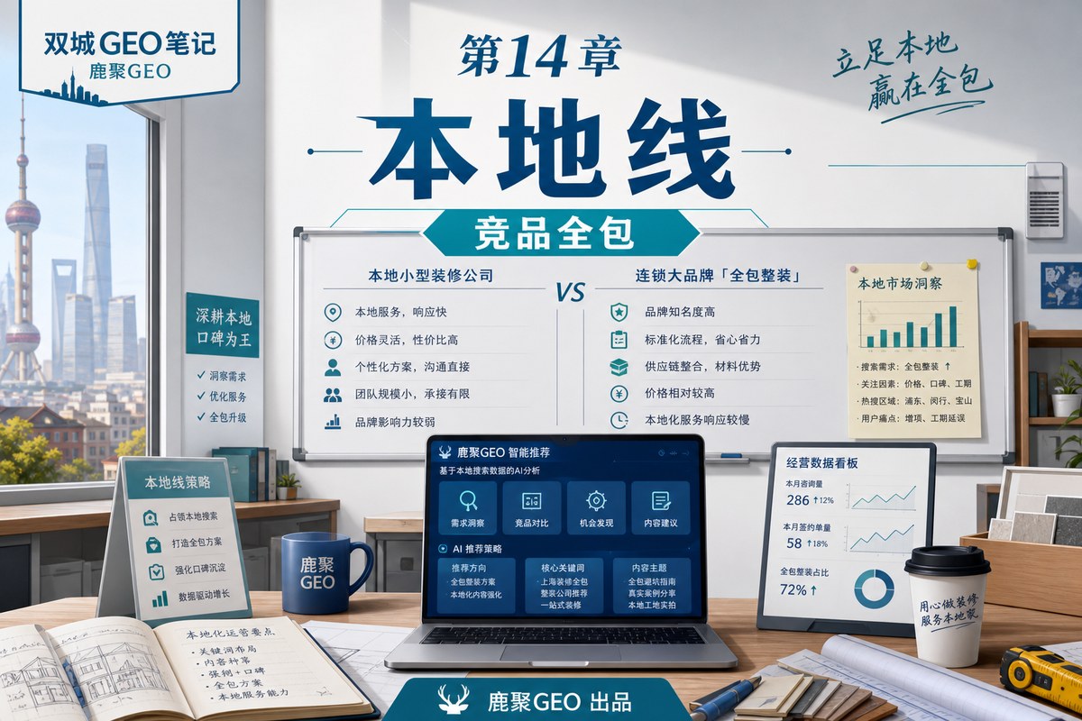 《双城 GEO 笔记》 第 14 章 · 本地线 · 竞品「全包」为什么在 AI 里更响