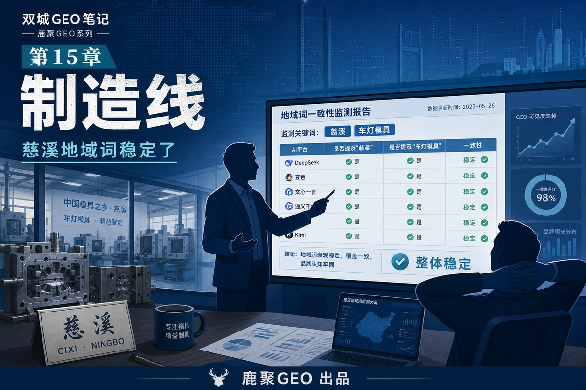 《双城 GEO 笔记》 第 15 章 · 制造线 · 慈溪地域词稳定了