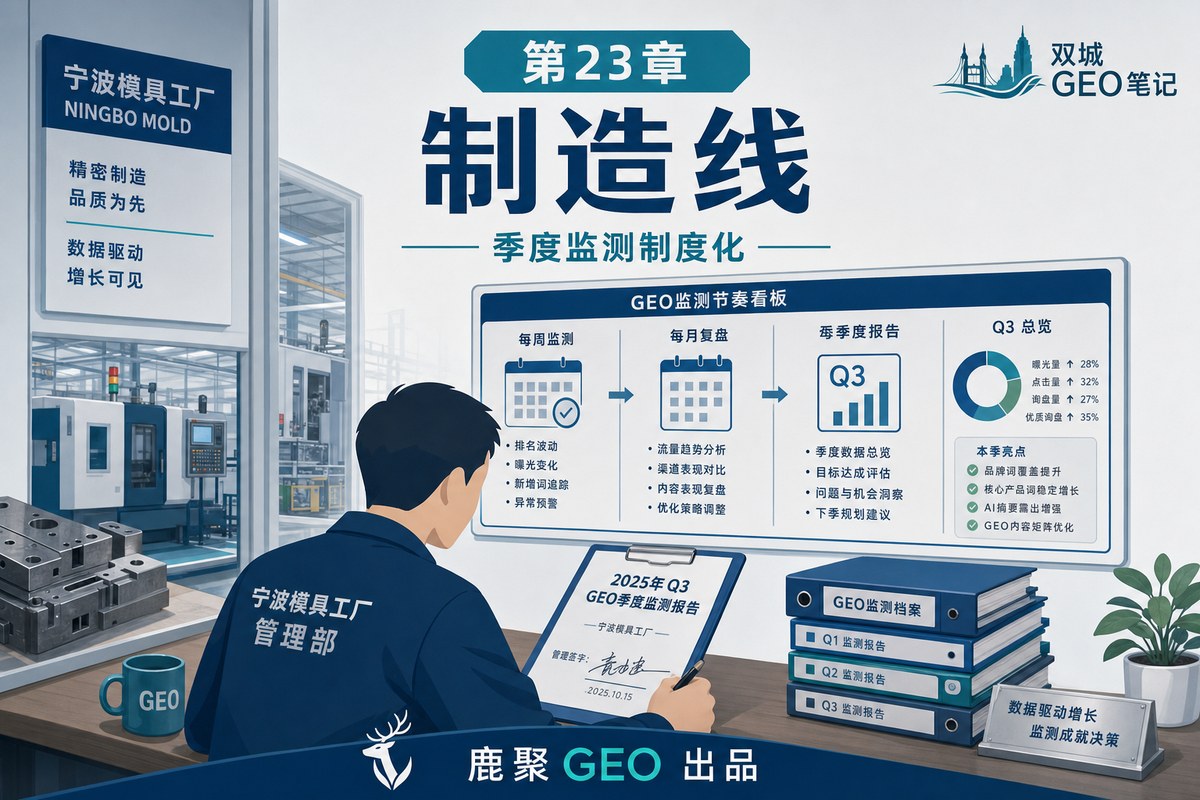 《双城 GEO 笔记》 第 23 章 · 制造线 · 季度监测制度化