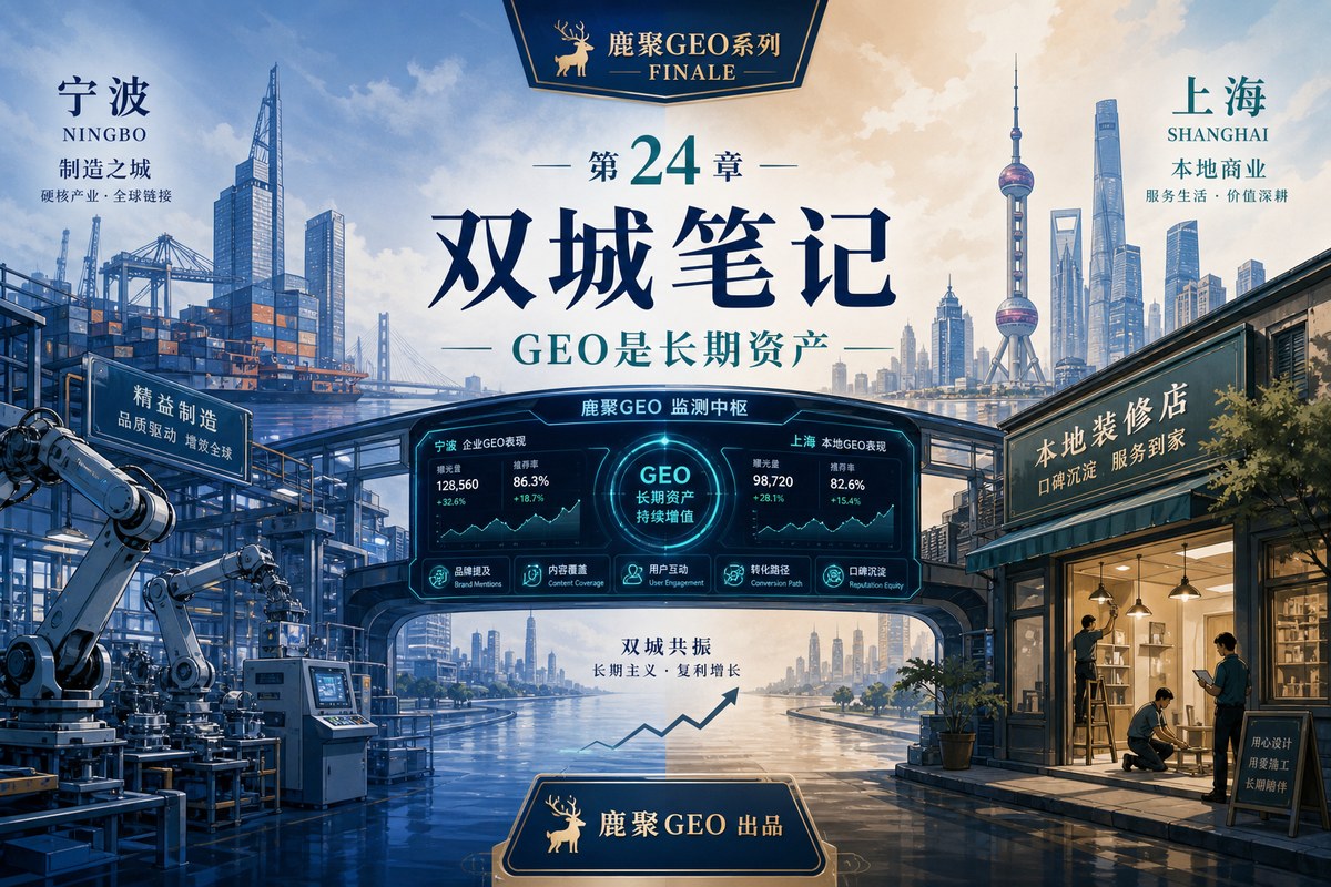 《双城 GEO 笔记》 第 24 章 · 双城笔记：GEO 是长期资产（合章）