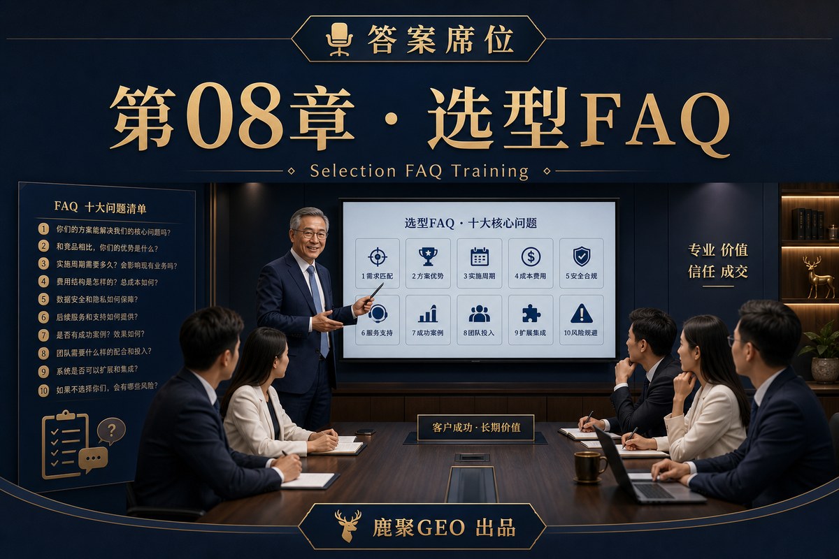 《答案席位》 第 08 章 · 选型 FAQ