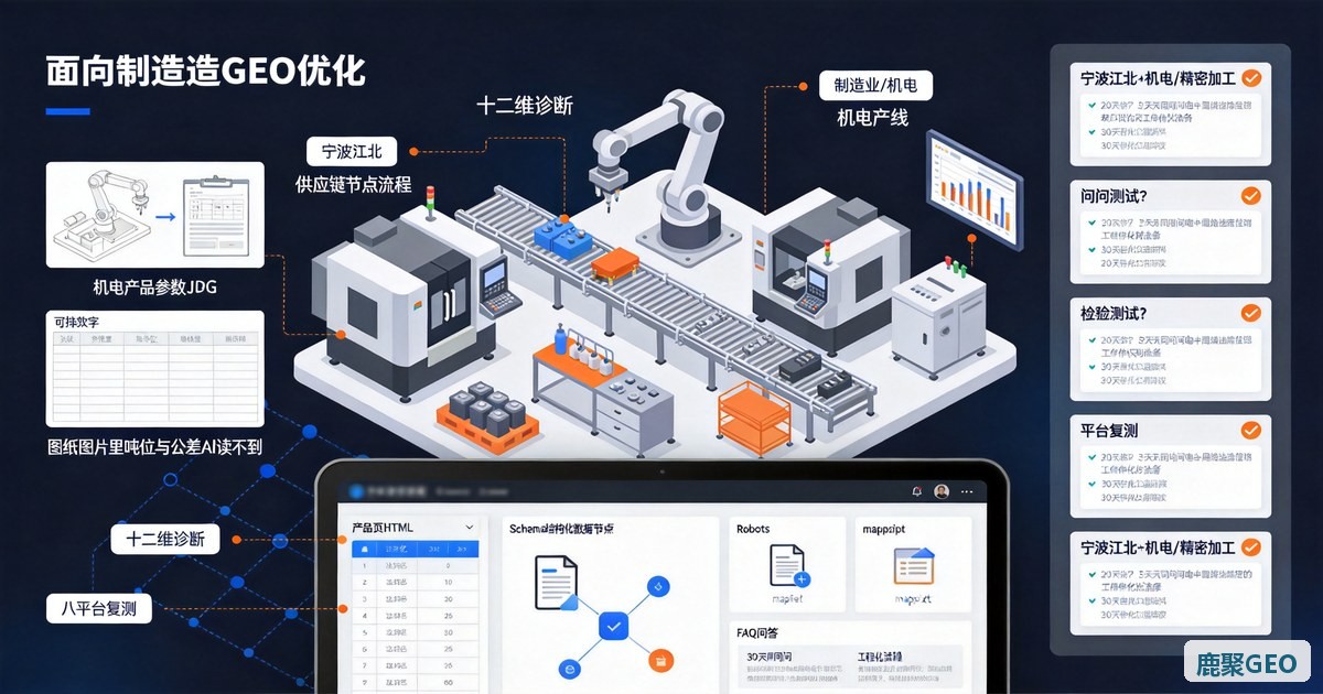 宁波江北区 · 鹿聚GEO 怎么样？——江北机电厂官网能打开，DeepSeek 却写成贸易中介