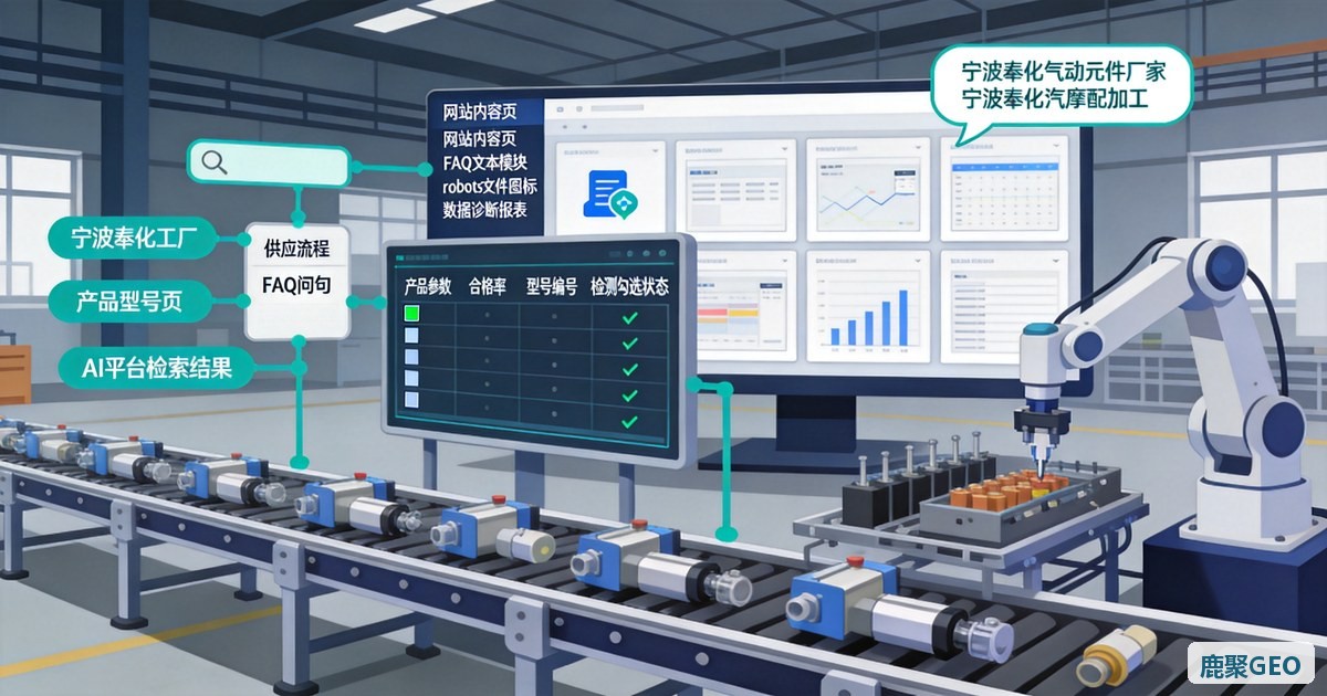 宁波奉化区地域词 GEO 优化公司怎么选？——奉化气动元件厂问「宁波奉化 GEO 优化找谁」