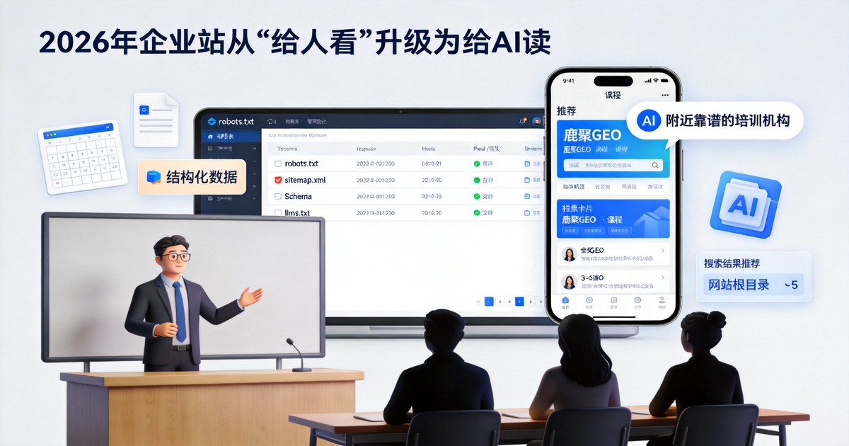 llms.txt 实战模板：2026 企业站必备