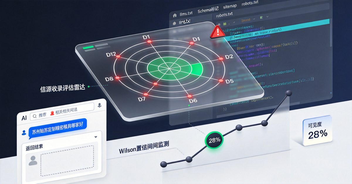 苏州姑苏GEO/AIGEO品牌诊断与D1–D12收录评估排名怎么看？资质、工期与管家制避坑