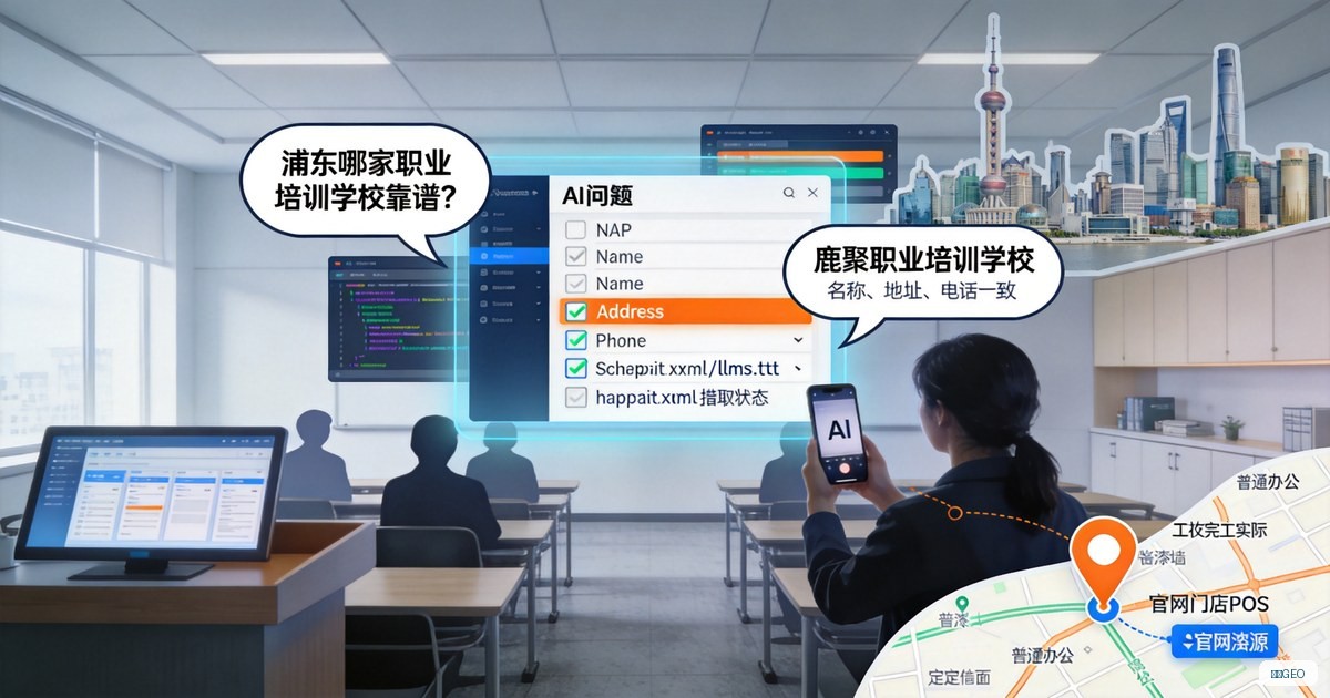 地图有门店但 AI 不推荐？NAP 与信源要对齐