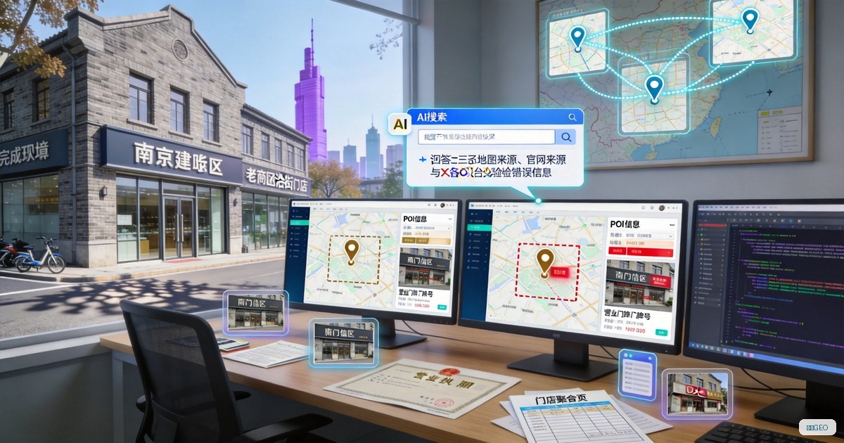 南京三张地图的 POI，为什么要和官网对齐