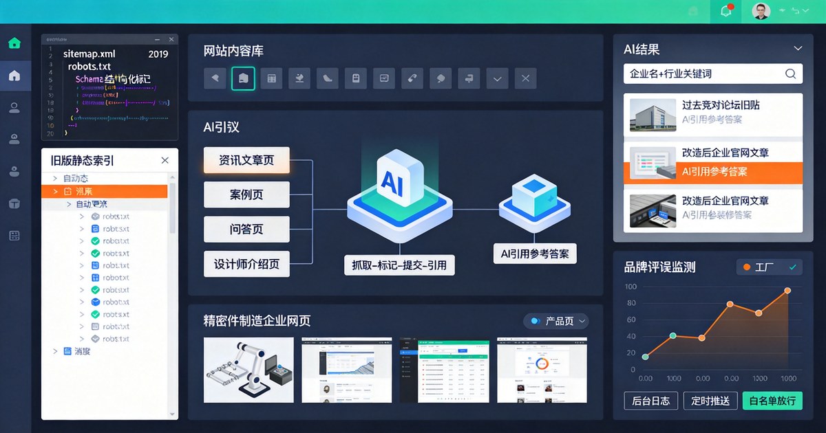 sitemap.xml 与动态索引：让 AI 找到每一篇资讯